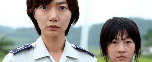 Bae Doona with Kim Sae-ron in A Girl At My Door