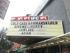 Give Me Liberty on the IFC Center marquee