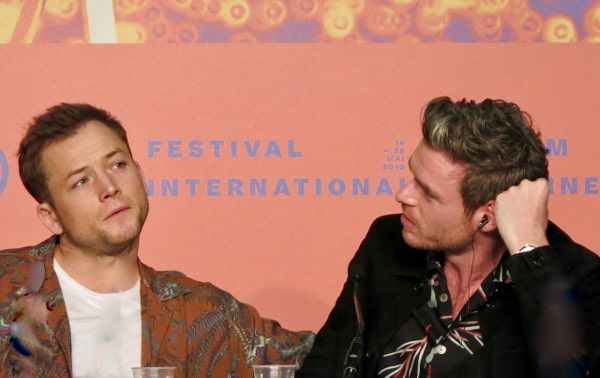 Taron Egerton and Richard Madden talking up Rocketman at the Cannes Film Festival
