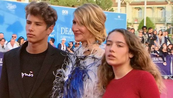 Laura Dern en famille in Deauville for the American Film Festival with her children Ellery and Jaya: 'My mother always told me that an actress only begins to attract really great roles after the age of 40. And I have no intention of stopping any time soon'