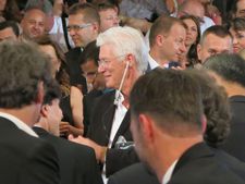 Face in the crowd … Richard Gere at tonight’s opening of the Karlovy Vary International Film Festival
