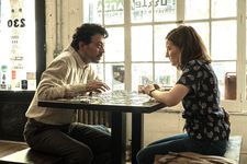 Robert (Irrfan Khan) with Agnes (Kelly Macdonald): "She doesn't have a filter almost. She just says what she's thinking."