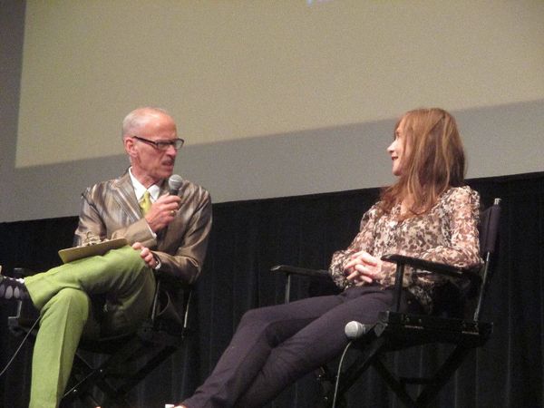 John Waters gets serious with Isabelle Huppert at the Film Society of Lincoln Center: "So Michael Haneke, he's a a real laugh riot, I bet?"