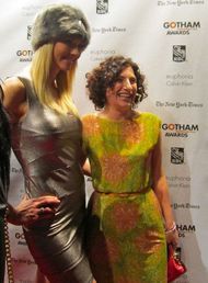 
                                Gotham Awards - Julia Loktev and model - photo by Anne-Katrin Titze