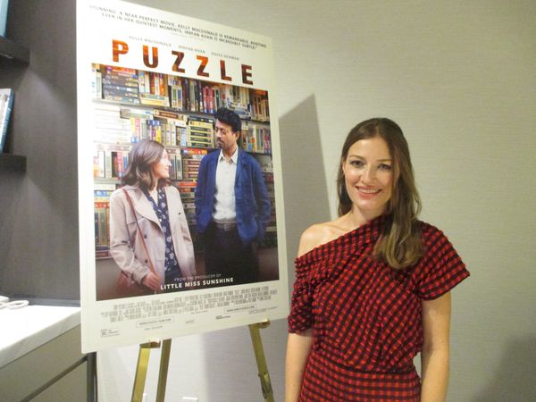 Kelly Macdonald on working with Puzzle director Marc Turtletaub and Irrfan Khan, David Denman, Bubba Weiler, Austin Abrams, and Liv Hewson: "It's very much on the day, on set, I believe that's when it really begins for me."