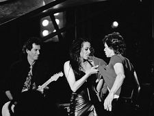 Lisa Fischer with Mick Jagger and Keith Richards: "It's great to have a female voice, you know."