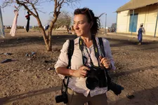 Lynsey Addario on assignment in Tiné, on the Sudanese border in Northeast Chad