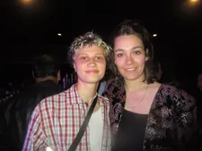 Anna Roller with her Dead Girls Dancing star Luna Jordan at the Tribeca Festival Awards