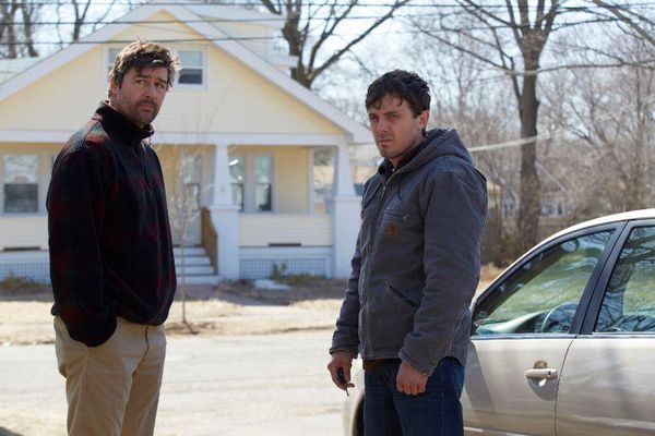 Kyle Chandler and Casey Affleck in Manchester By The Sea - after his older brother passes away, Lee Chandler is forced to return home to care for his 16-year-old nephew. There he is compelled to deal with a tragic past that separated him from his family and the community where he was born and raised. 