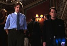 Whit Stillman on Jimmy (Mackenzie Astin) here with Des (Chris Eigeman): "I think probably Alice was going to end up with Jimmy."