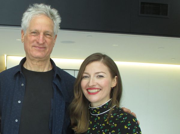 Marc Turtletaub with his Puzzle star Kelly Macdonald at Sony Pictures Classics