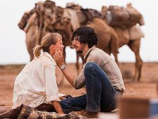 Mia Wasikowska as Robyn Davidson and Adam Driver as Rick Smolan: "Rick's very smart with a lot of energy but out of place in the desert with Robyn."