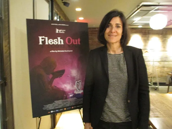 Michela Occhipinti on June Carter and Ring Of Fire in Flesh Out (Il Corpo Della Sposa): "She fell in love with Johnny Cash and she dedicated this song to him."