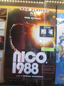 Nico, 1988 poster at Film Forum in New York