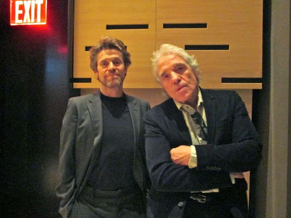 No Exit for Pasolini star Willem Dafoe with director Abel Ferrara: "You know concentric circles."
