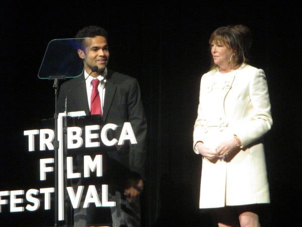 Jane Rosenthal presents the Founders Award for Best US Narrative Feature to Phillip Youmans for Burning Cane