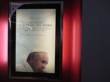 ‪Pope Francis: A Man Of His Word‬ poster in New York
