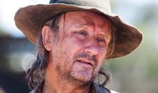Rainer Bock as camel rancher Kurt Posel in Tracks: "I got a hold of Rainer and he said 'yeah, I've never been to Australia, I'd love to come down.' He was really great."