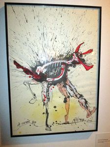 Ralph Steadman's A SURPRISE PET: "I'd kick it out, if it walked into the room." 