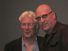 Puzzle co-screenwriter Oren Moverman with his The Dinner and Time Out of Mind star Richard Gere