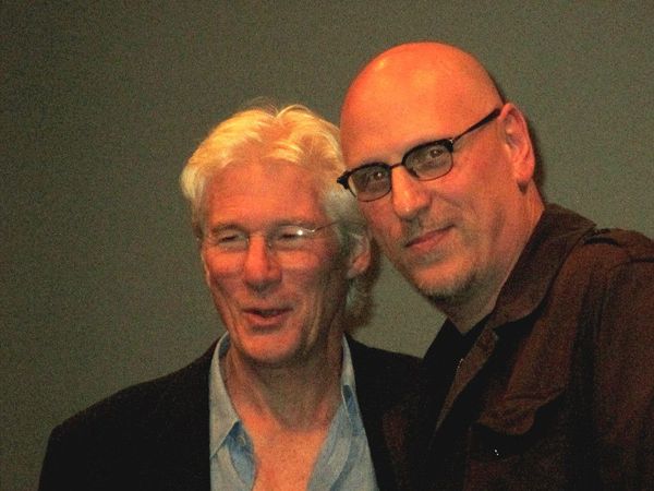 Richard Gere with Time Out Of Mind director Oren Moverman: "We've been friends since I'm Not There."