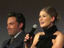 Rosamund Pike with Ben Affleck: "I did win him over in the end with the crêpes."