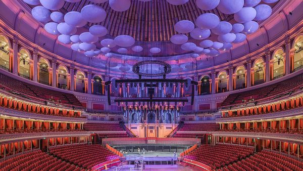 The interior of the Royal Albert Hall, where the BAFTAs are awarded