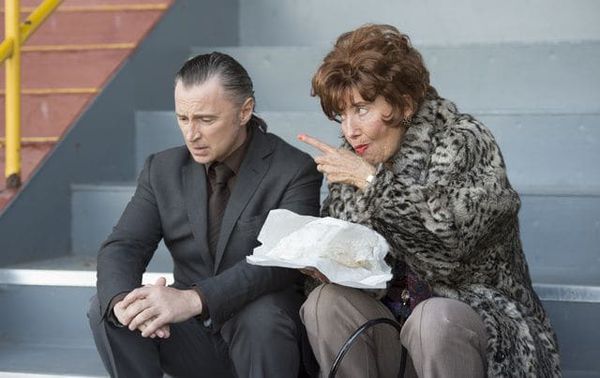 Robert Carlyle and Emma Thompson in The Legend Of Barney Thomson