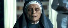 Giusi Merli as Sister Maria: "She looks very different from the character."