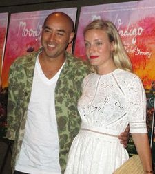 Suno's Max Osterweis with Opening Ceremony's Kate Foley at the Mood Indigo premiere