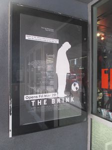 The Brink poster at the IFC Center in New York