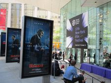 The Irishman posters at Lincoln Center, Alice Tully Hall