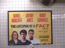 Matt Tyrnauer on seeing The Lifespan Of A Fact starring Daniel Radcliffe, Cherry Jones and Bobby Cannavale at Studio 54: "It was really weird for me to be in there."