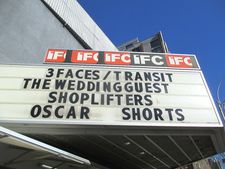 Transit on the IFC Center marquee