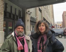 Wolfgang Fischer with Susanne Wolff in New York