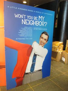 Won't You Be My Neighbor? poster in New York "A little kindness makes a world of difference."