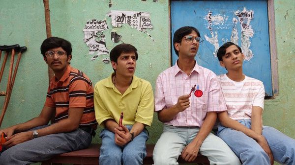 Chaitanya Varad, Shashank Arora, Tanmay Dhanania and Vaiswath Shankar in Brahman Naman - when Bangalore University’s misfit quiz team manages to get into the national championships, they make an alcohol-fuelled, cross-country journey to the competition, determined to defeat their arch-rivals from Calcutta while all desperately trying to lose their virginity.