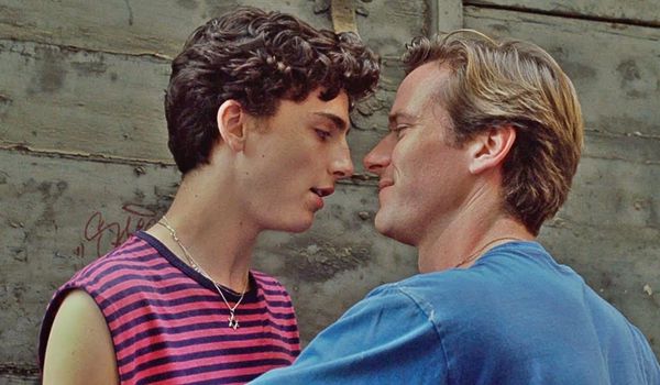 Timothée Chalamet and Armie Hammer in Call Me By Your Name