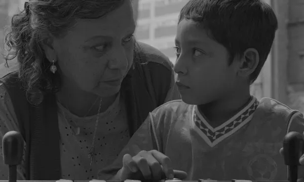Teresita Sanchez and Bastian Escobar as Olga and Cristian, who Fernando Eimbcke describes as 'a little Ulysses'