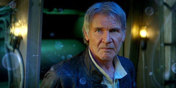 Harrison Ford as Han Solo in Star Wars: The Force Awakens