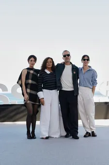 Victoria Luengo, Eulàlia Ramon, Mikel Gurrea and Ariadna Gil in San Sebastian
