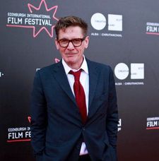 Jake Gavin on the red carpet at Edinburgh Film Festival.