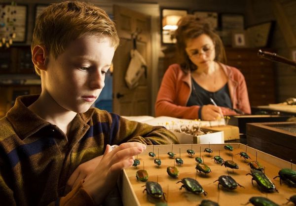 Kyle Catlett and Helena Bonham Carter in The Young and Prodigious T S Spivet, which will receive its world premiere as the closing night gala of San Sebastian Film Festival 2013.