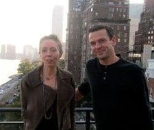 Anne-Katrin Titze's rooftop interview with Christian Petzold, with the UN in the background, overlooking the East River