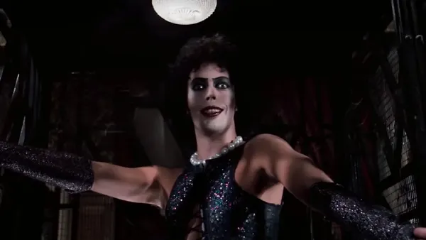 Tim Curry as Dr Frank N Furter in The Rocky Horror Picture Show