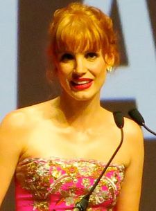 Jessica Chastain on stage at the opening of the Deauville Film Festival