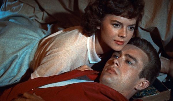 Natalie Wood with James Dean in Rebel Without A Cause