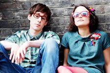 Ian Bonar's character Stevie is looking for love with Emily (Lyndsey Marshal)