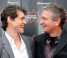 Hugh Dancy and Max Mayer on the red carpet at EIFF Photo: Helen Smith/EIFF