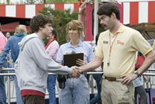 Jesse with Kristen Wiig and Bill Hader 